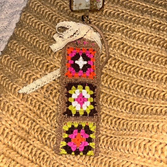 homemade Other - Colorful Crochet phone charm (holder ) fits any size phone